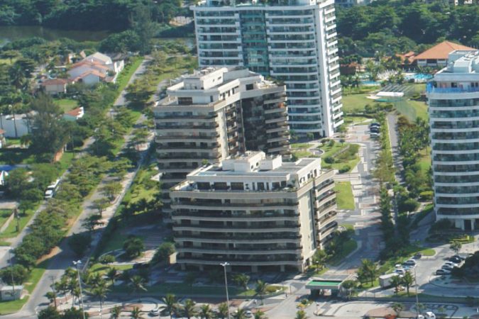Fachada do bloco Royal Saint Georges no Golden Green